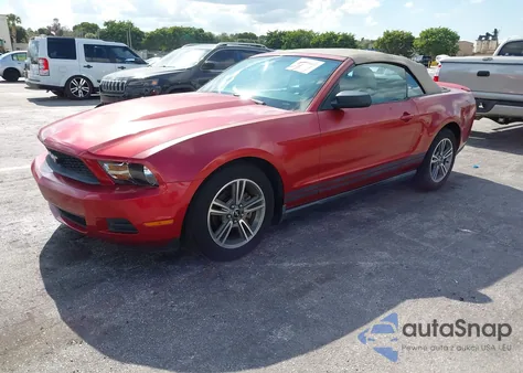 2010 Ford Mustang V6/V6 Premium из США, поврежденный, VIN 1ZVBP8EN6A5167133